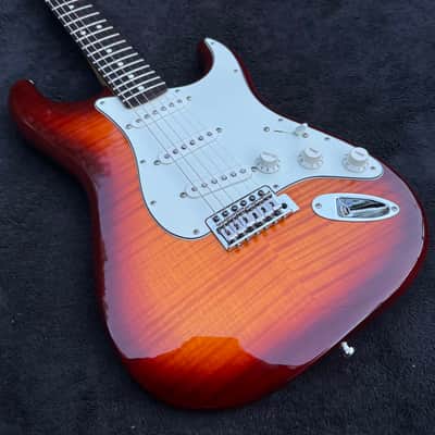 Fender Standard Stratocaster Plus Top with Rosewood Fretboard  Cherry Burst image 1