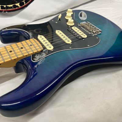 Fender Limited Edition Player Stratocaster HSS Plus Top Electric Guitar MIM - Made in Mexico - Blue Burst image 20
