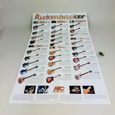 Rickenbacker Foldout Poster / Catalog 2002 image 4