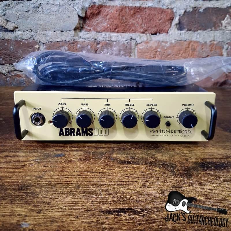 Electro-Harmonix ABRAMS100 100W Guitar Amp Head *USED*  (2026 - Cream/Black) image 1