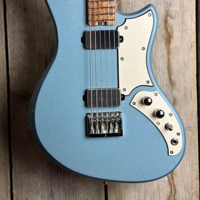 Alpher Instruments Cobia Prime V2 Baritone 2024 - Ice Blue Metallic image 2