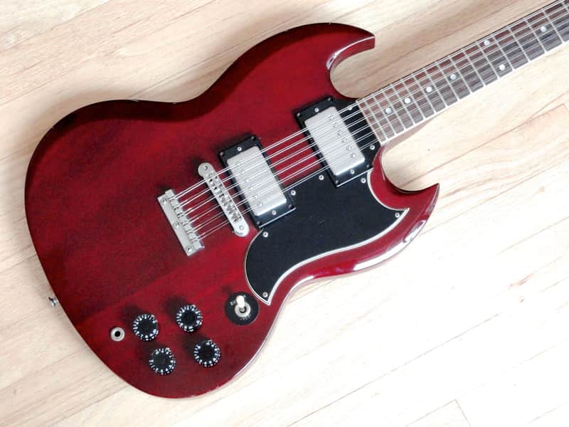 1970s Fernandes SG Lawsuit 12 String Vintage Electric Guitar Cherry Japan Burny image 1
