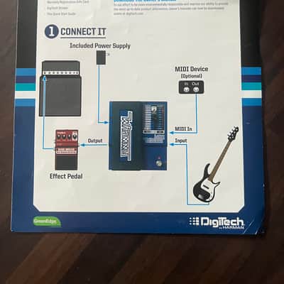 DigiTech Bass Whammy Pitch Shift Pedal 2014 - Present - Blue image 5