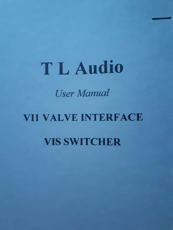 TL Audio VI1 Valve Interface, VIS Switcher