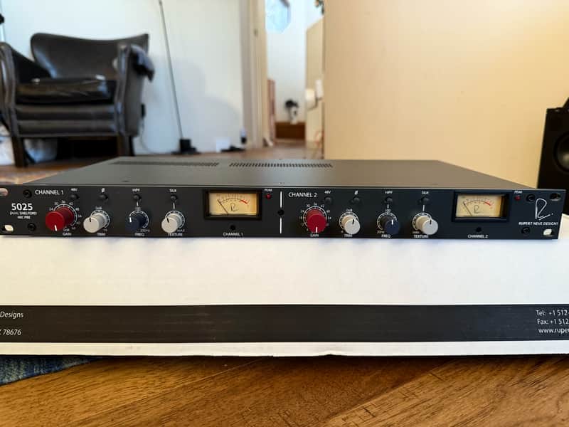 Rupert Neve Designs 5025 Shelford Dual Microphone Preamp 2021 - Present - Shelford Blue image 1