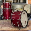 Ludwig Classic Maple Red Sparkle 'Pro Beat' 24/13/16 Drum Kit 14x24