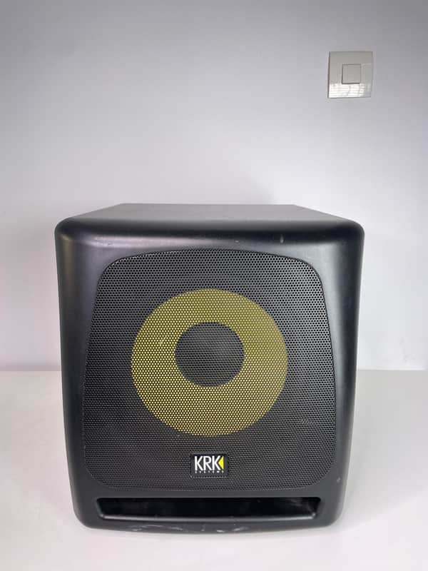 KRK 10S 10" Active Studio Monitor Subwoofer 2009 - 2020 - Black image 1