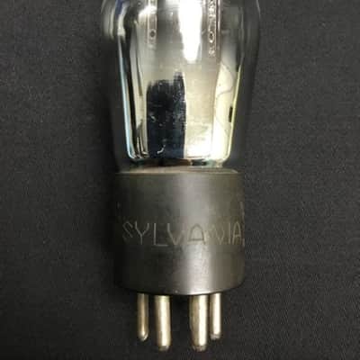 SYLVANIA TYPE 43 Pentode RADIO Power VACUUM TUBE Vintage TESTED H.9692-D image 1