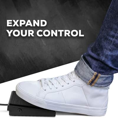 Sustain Pedal for MIDI Keyboards, Digital Pianos & Synthesizers – Compact Piano-Style Foot Pedal image 4