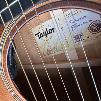 Used 2019 Taylor Builders Edition 517 - Wild Honey Burst image 7