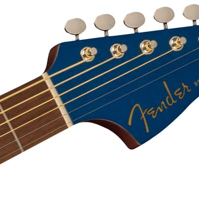 Fender California Redondo Player Dreadnought Acoustic Electric, Lake Placid Blue image 5
