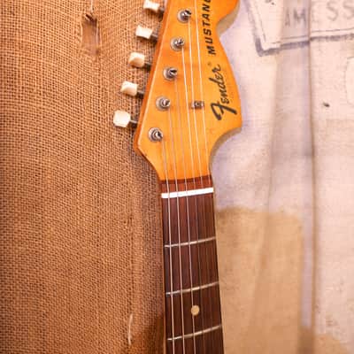 Fender Competition Mustang 1972 - Burgundy Blue image 4