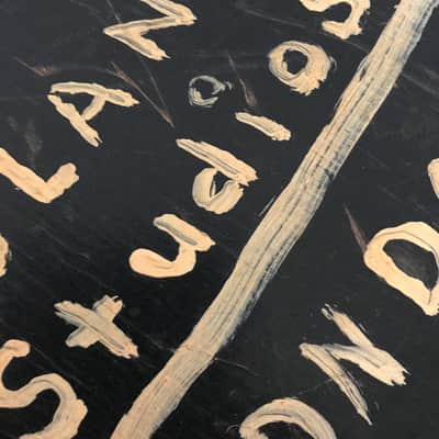 Wooden Coffin JETHRO TULL Upright Bass Case standup Cello Aqualung Island Studios London Upright Bass Aqualung 1971 Flat black image 4