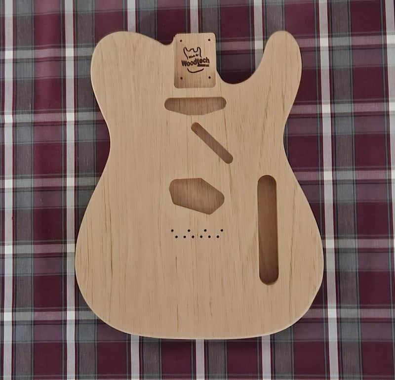 Woodtech Routing - 2 pc Spanish Cedar Telecaster Body - Unfinished image 1