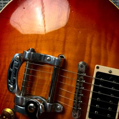 2015 Gibson 59 Les Paul Bigsby Aged Vintage Cherry image 5