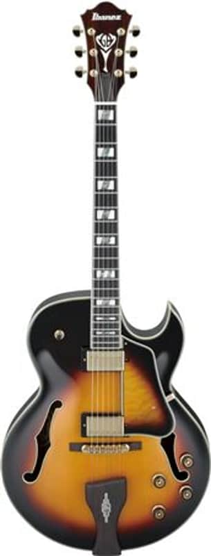 Ibanez LGB30 George Benson Hollowbody Guitar with Case Yellow image 1