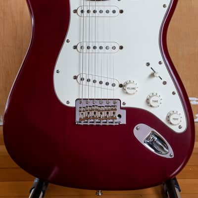 2007 Fender USA American Highway One Stratocaster Wine Red satin nitro rosewood fretboard image 2