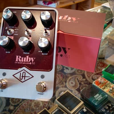 Universal Audio UAFX Ruby '63 Top Boost Amplifier pedal - w/box image 1