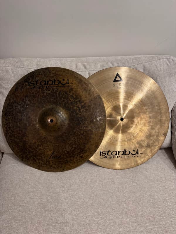 Istanbul Agop 17” Turk/xist  hi hats image 1