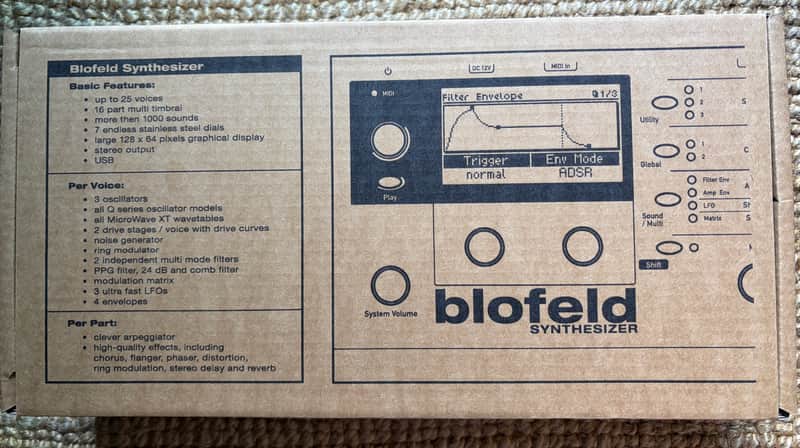 Waldorf Blofeld Desktop Synthesizer 2007 - Present - Black Shadow image 1