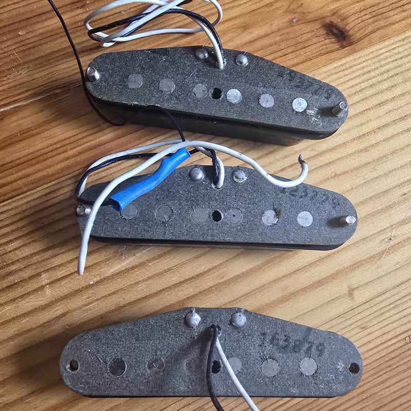set of 3 Fender stratocaster 1979 pickups image 1