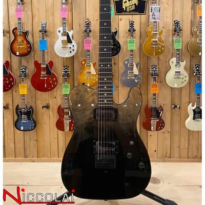 Schecter PT STANDARD BLACK FADE BURST BURL image 1