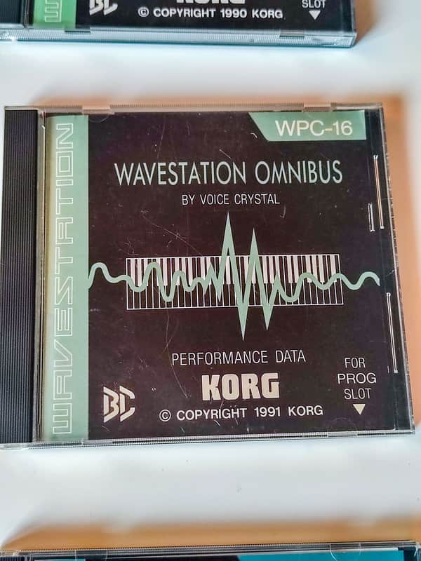 WPC-16 Wavestation Omnibus - Performance Data Card for Korg Wavestation image 1