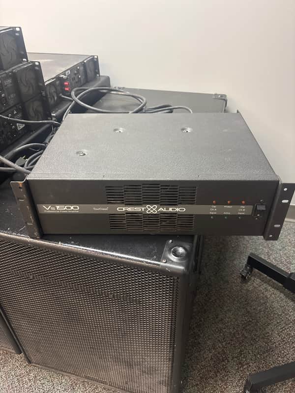 CREST AUDIO V1500 パワーアンプ　ダンピング1000 Crest Audio VS-1500 2000-Watt Power Amplifier | Reverb