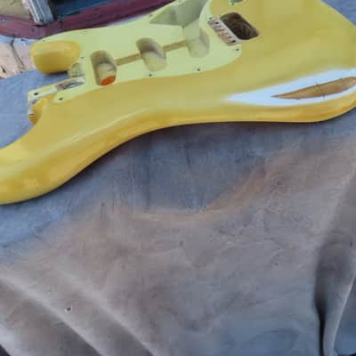 FENDER STRATOCASTER 1978 OLYMPIC WHITE 3 BOLT BODY WORK PROJECT image 3