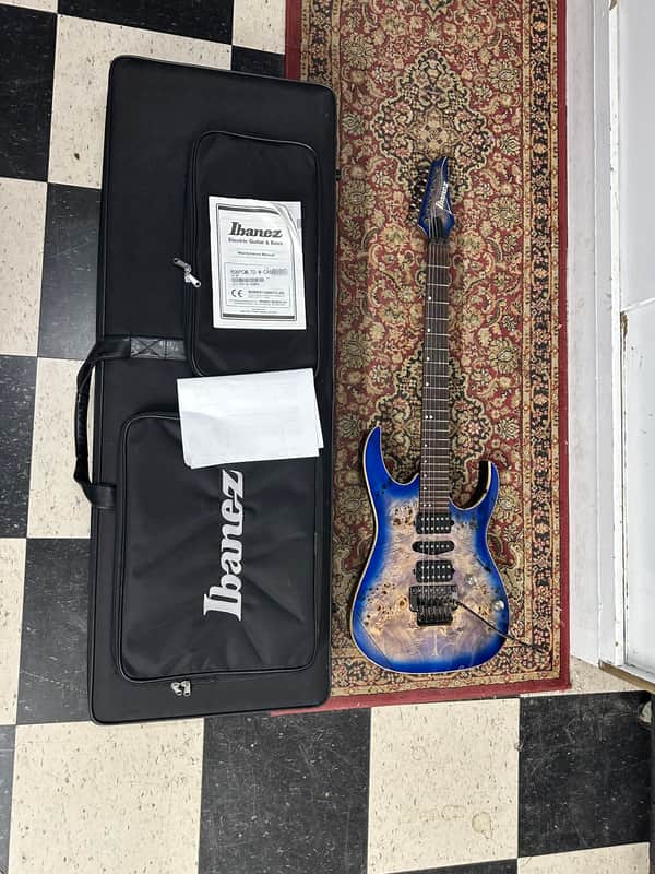 Ibanez RG1070PBZ-CBB Premium 2017 - 2019 - Cerulean Blue Burst
