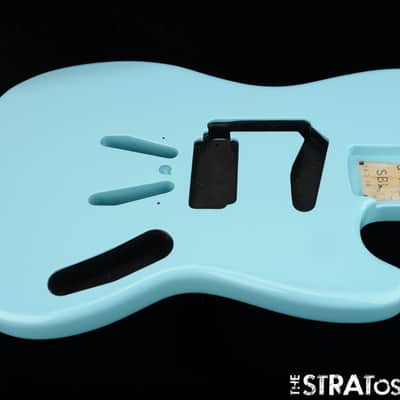 * Fender Kurt Cobain Mustang BODY Electric Guitar Parts Sonic Blue #820 image 1