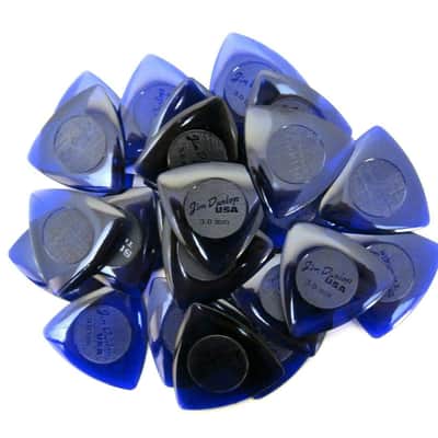 Dunlop Guitar Picks Tri (Triangle) Stubby 3.0mm 473R3.0 Lexan 24 Picks image 2