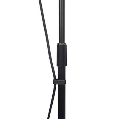 Pro Audio DJ Microphone Boom Stands w Pink XLR Cables, Clips & Bags 4 Pack image 7