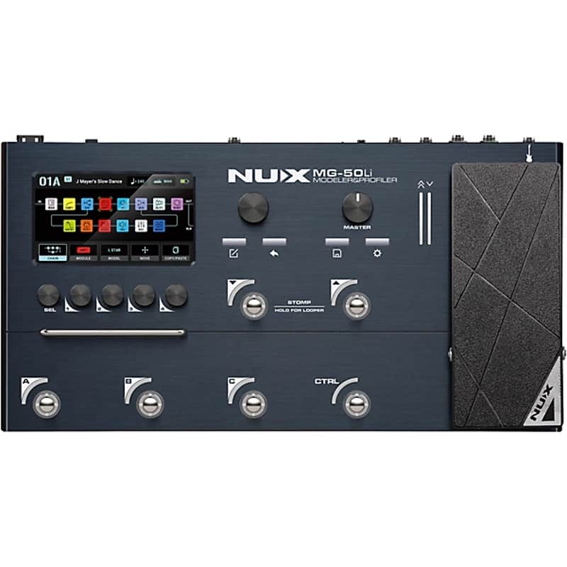 NUX MG-50Li Modeler and Profiler Multi-Effects Processor - Dark Blue image 1