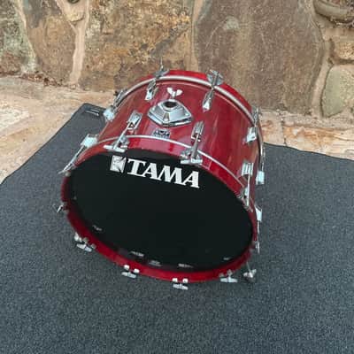 Tama Superstar 22x14 Bass Drum Cherry Wine - 80's image 7