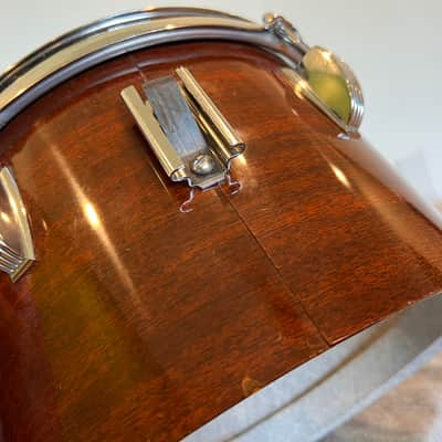 Ludwig Concert Toms 8/10/12 Mahogany Cortex image 11
