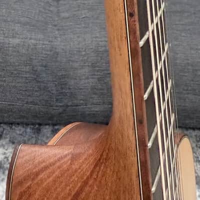 Dowina Cocobola Bona Vida Acoustic Guitar Old Stock Sitka/Cocobolo Parlor Sized with Custom Italian Hardshell Case image 12