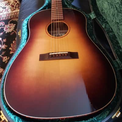 Square Deal Guitar Company | JN | Serial No. 151 | Nitrocellulose | Red Spruce [Adirondack] & Beeswing Mahogany image 5