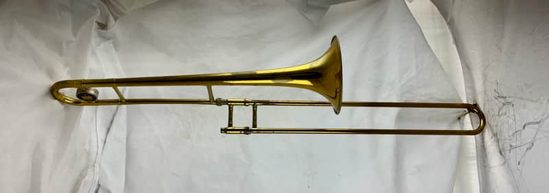 King 606 Student Model Tenor Trombone - Clear-Lacquered Brass image 1