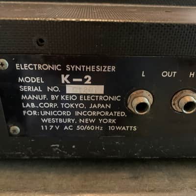 Univox Mini-Korg K-2 Analog Synthesizer image 7