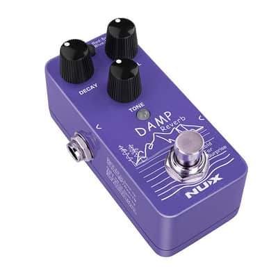 New NUX NRV-3 Damp Reverb Mini Guitar Effects Pedal image 2