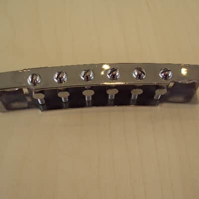 WEM/Wilson/Hopf 1960's Chrome guitar bridge image 3