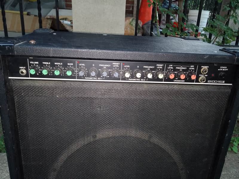 1980's Yamaha B100-115III Bass Guitar Amplifier | Reverb
