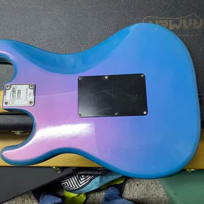 1986 Kramer Pacer Deluxe Rare Flip Flop blue with even rarer maple board! image 6