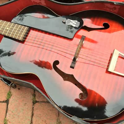 Excellent Harmony Model H950 Monterey Leader 1965 Red Burst image 16