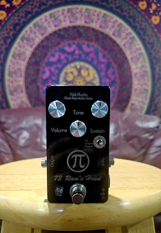 Vick Audio '73 Ram's Head Fuzz 2010s - Black image 1