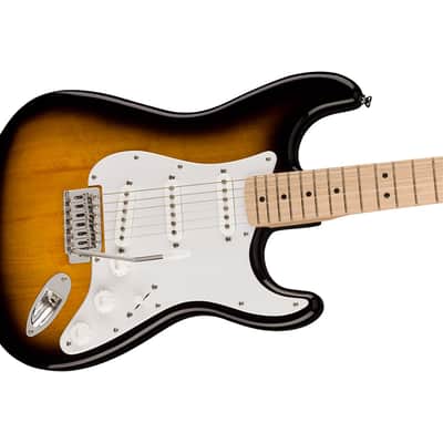 Used Squier Sonic Stratocaster - 2-Color Sunburst w/ Maple Fingerboard image 5