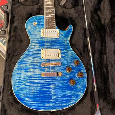PRS 40th Anniversary McCarty SC56 Singlecut Electric Guitar, Faded Blue Jean with Case image 4