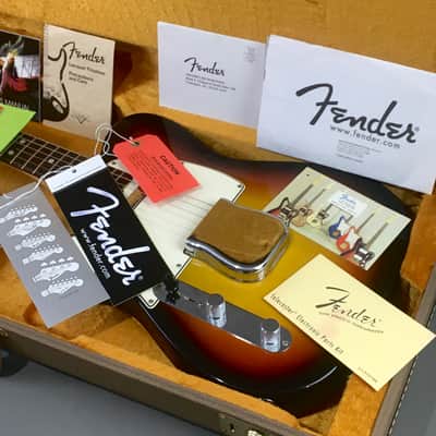 LEFTY! Fender American Vintage 64 Reissue 2012 NOS Relic Classic Sunburst Tele Nitro Made in USA 7.2 Lb G&G HSC Rare image 22