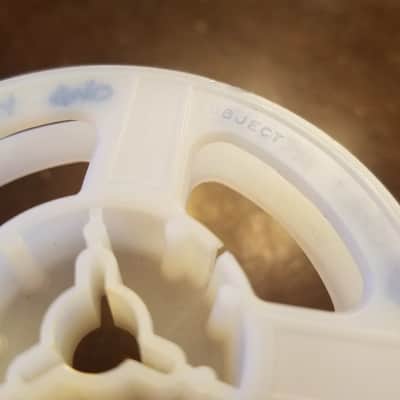 Scotch 3M etc. Tiny 3" Tape Reel 78mm R2R Empty Take-up Supply USA Vintage Plastic Soundcraft etc. 1/4" 1950s - 1960s - Clear Or Grey image 3